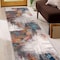 World Rug Gallery Bari Contemporary Abstract Art Runner Rug 2'x7' Multi 4055MULTI2X7 - alternate 3